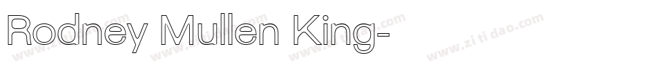Rodney Mullen King字体转换